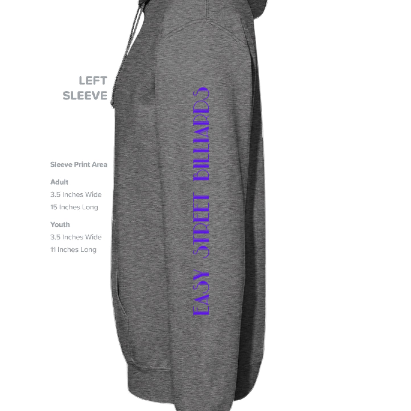 Heathered Charcoal - SLEEVE_LEFT