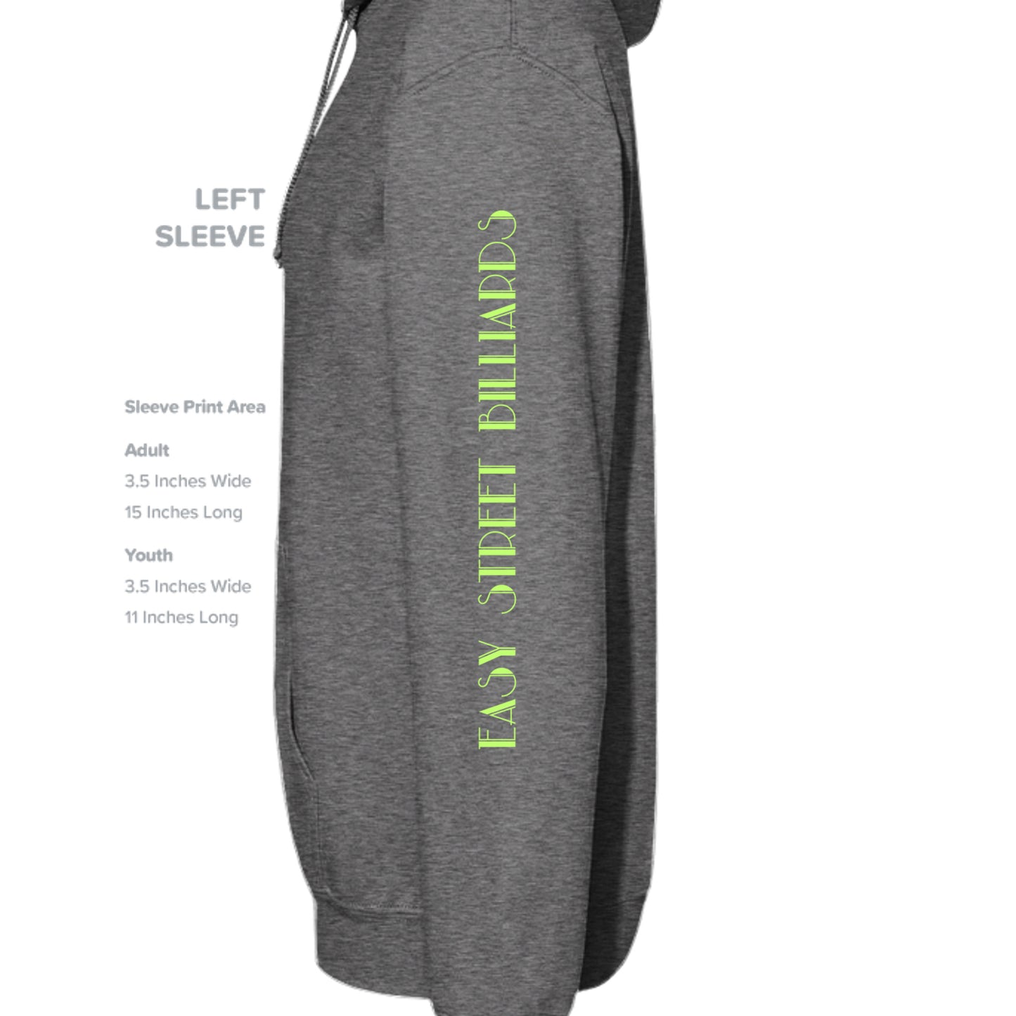 Heathered Charcoal - DT6100 - SLEEVE_LEFT