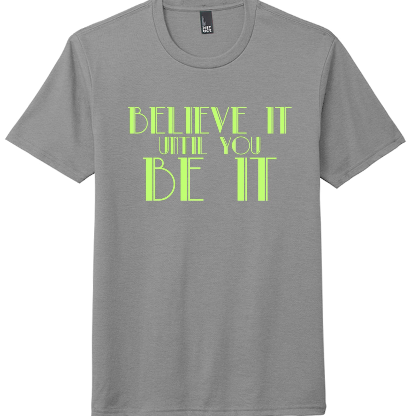 Heathered Grey - DM130 - FRONT